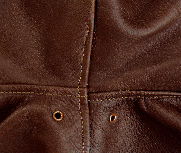 Good Wear Leather 1939 Werber Type A-2 Jacket Seams