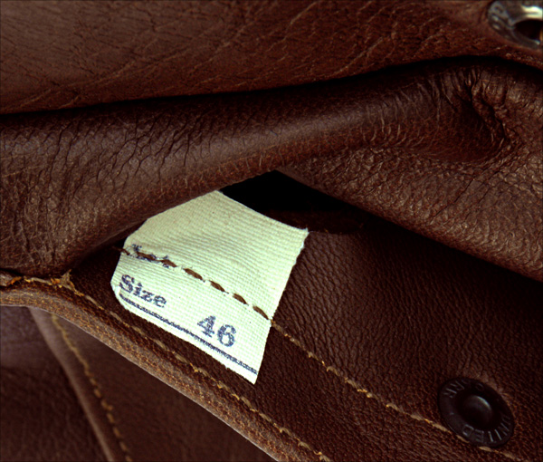 Good Wear Leather 1939 Werber Type A-2 Jacket Pocket Tag