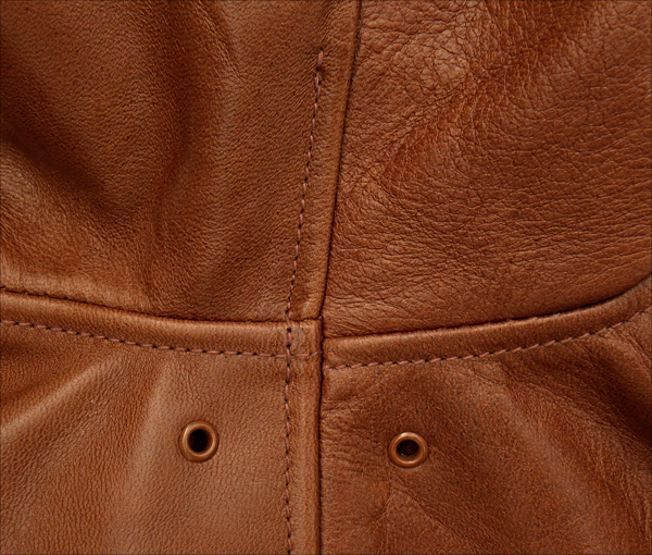 Good Wear Leather 1939 Werber Type A-2 Jacket Seams
