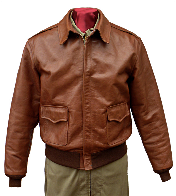Good Wear Leather 1939 Werber Type A-2 Jacket Front View 