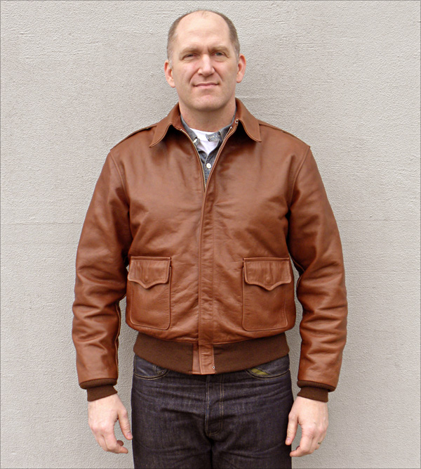 Good Wear Leather 1939 Werber Type A-2 Jacket Front View