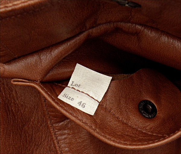 Good Wear Leather 1939 Werber Type A-2 Jacket Pocket Tag