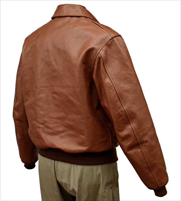 Good Wear Leather 1939 Werber Type A-2 Jacket Reverse View