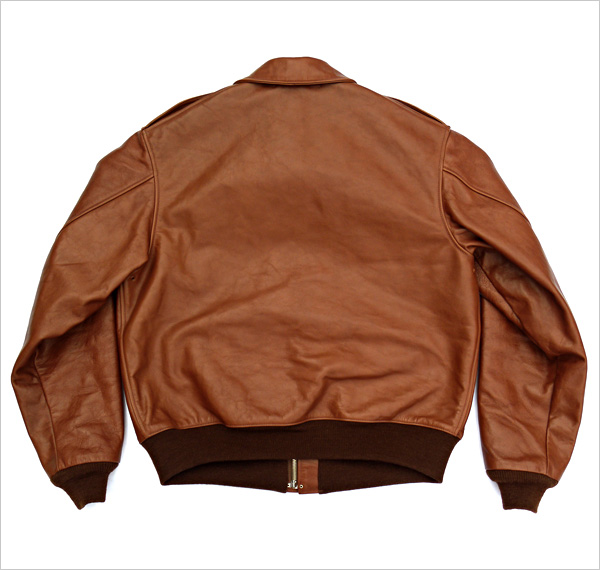 Good Wear Leather 1939 Werber Type A-2 Jacket Reverse View Flat