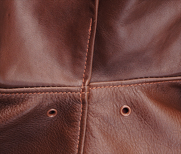 Good Wear Leather 1939 Werber Type A-2 Jacket Seams