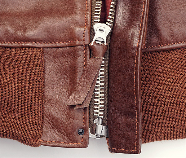 Good Wear Leather 1939 Werber Type A-2 Jacket Zipper