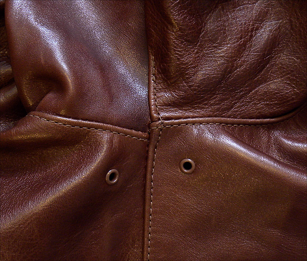 Good Wear Leather 27753 Type A-2 Jacket Seams