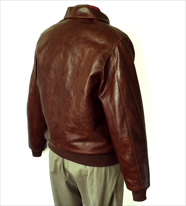 Good Wear Leather 27753 Type A-2 Jacket Reverse View 