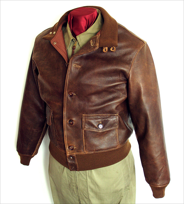 Good Wear Leather's Type A-1 Front View 