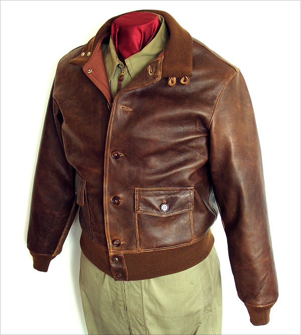 Good Wear Leather's Type A-1 Front View