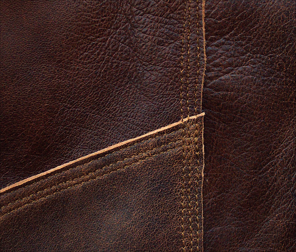 Good Wear Leather's Type A-1 Sleeve Seams 