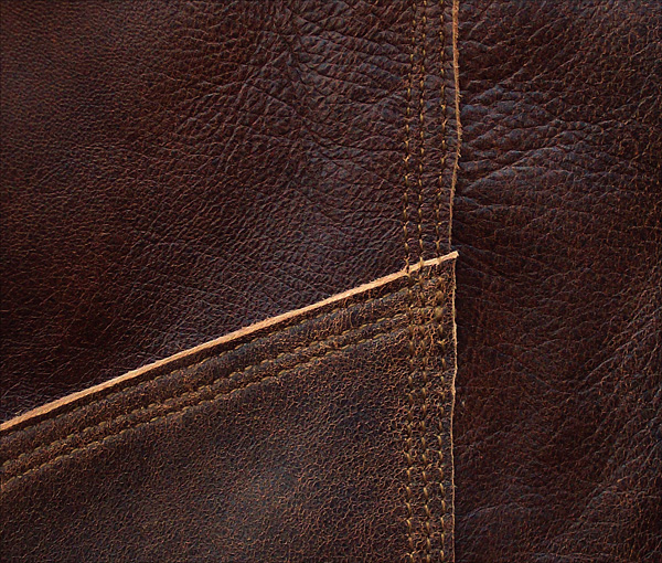 Good Wear Leather's Type A-1 Sleeve Seams