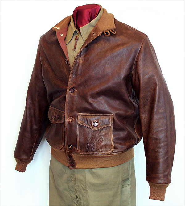 Good Wear Leather's Type A-1 Front View