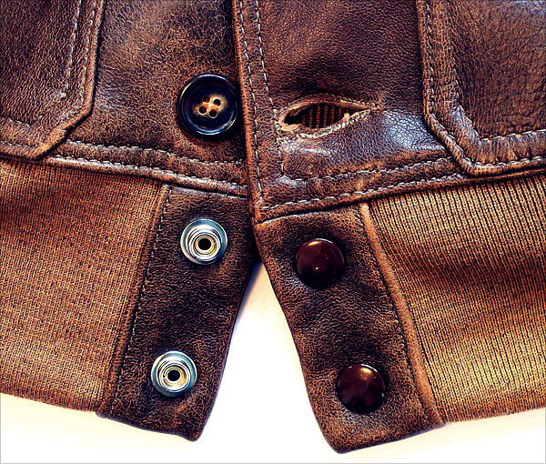 Good Wear Leather's Type A-1 Snaps Open