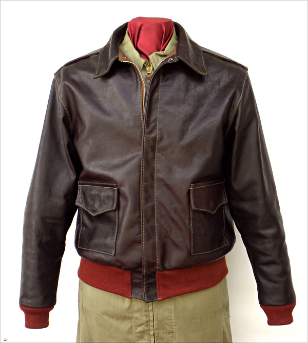 Good Wear Leather 42-18775-P Type A-2 Jacket Front View