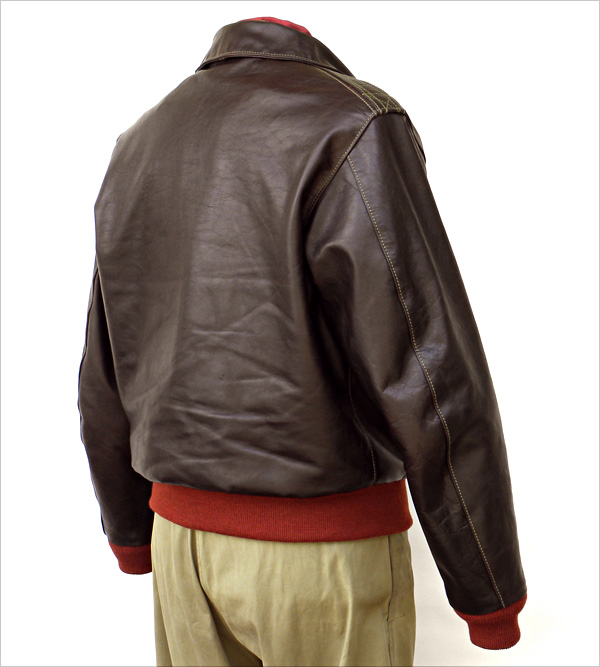 Good Wear Leather 42-18775-P Type A-2 Jacket Reverse View 