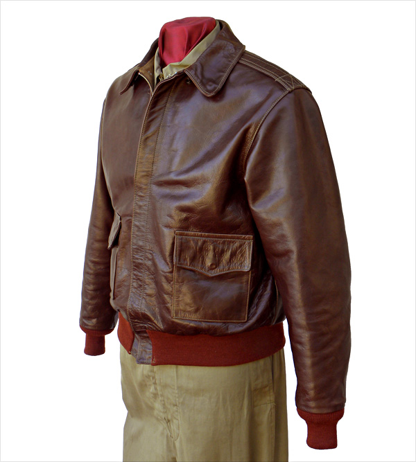 Good Wear Leather 42-18775-P Type A-2 Jacket Front View