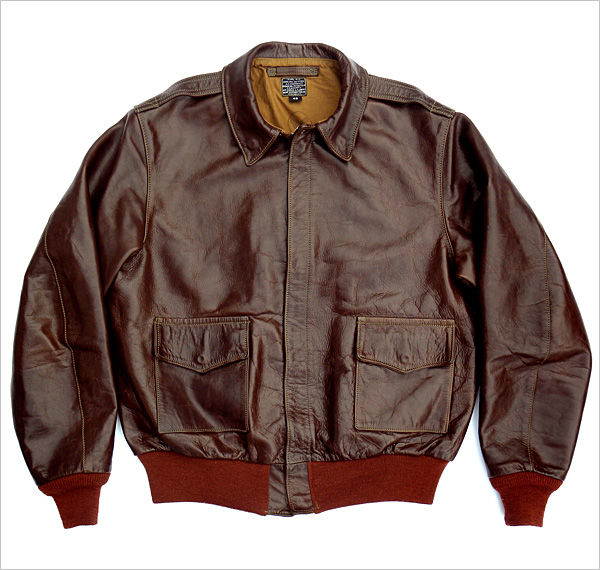 Good Wear Leather 42-18775-P Type A-2 Jacket Flat View