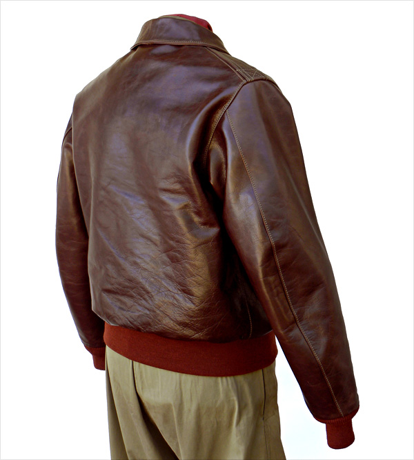 Good Wear Leather 42-18775-P Type A-2 Jacket Reverse View 