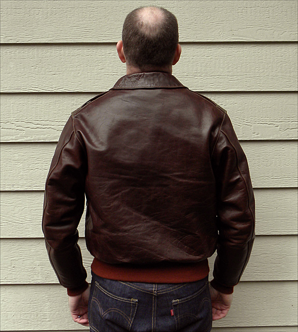 Good Wear Leather 42-18775-P Type A-2 Jacket Reverse View 