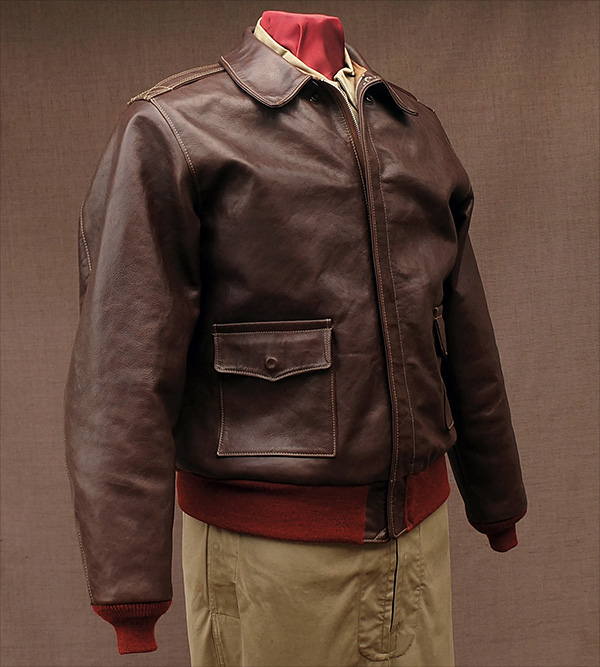 Good Wear Aero Leather 42-18775-P Type A-2 Flight Jacket Horsehide