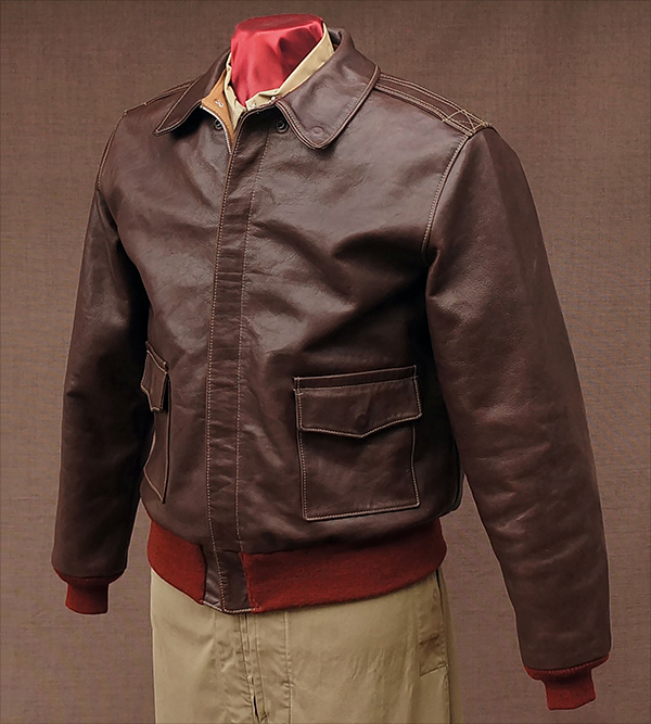 Good Wear Aero Leather 42-18775-P Type A-2 Flight Jacket Horsehide