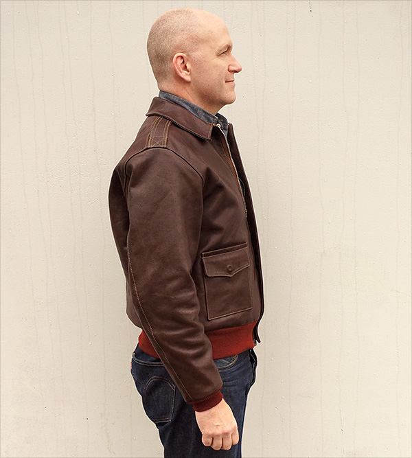 Good Wear Aero Leather 42-18775-P Type A-2 Flight Jacket Horsehide