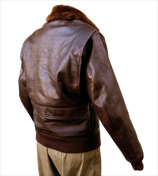 Good Wear Leather Bogen & Tenenbaum AN-6552 Jacket Reverse View 