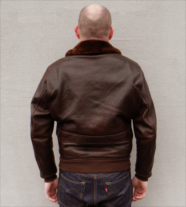 Good Wear Leather Bogen & Tenenbaum AN-6552 Jacket Reverse View