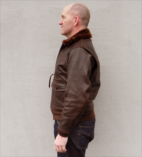 Good Wear Leather Bogen & Tenenbaum AN-6552 Jacket Side View