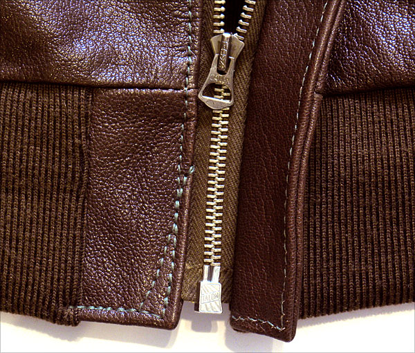 Good Wear Leather's Bronco MFG. Co. Type A-2 Zipper