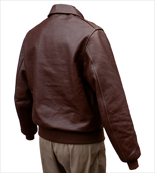 Good Wear Leather's Bronco MFG. Co. Type A-2 Reverse View