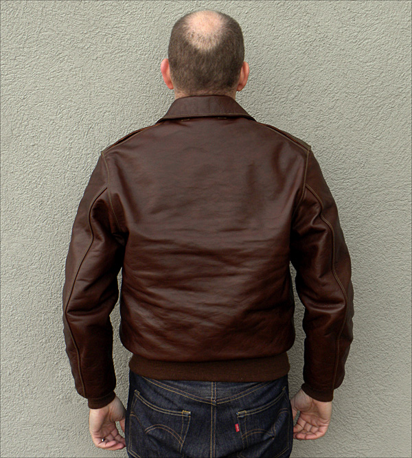 Good Wear Leather's Bronco MFG. Co. Type A-2 Front View