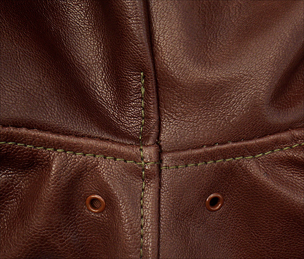 Good Wear Leather's Bronco MFG. Co. Type A-2 Arm Seams 