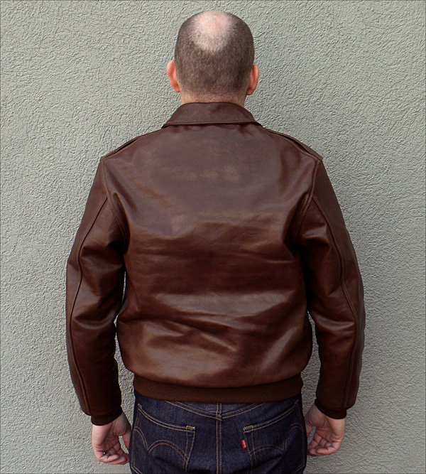 Good Wear Leather's Bronco MFG. Co. Type A-2 Front View