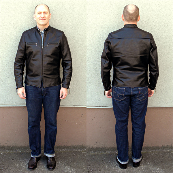California Sportwear Racer Jacket Front and Back Full