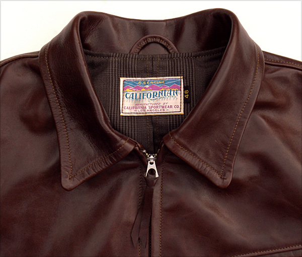 California Sportwear Ventura Jacket Collar