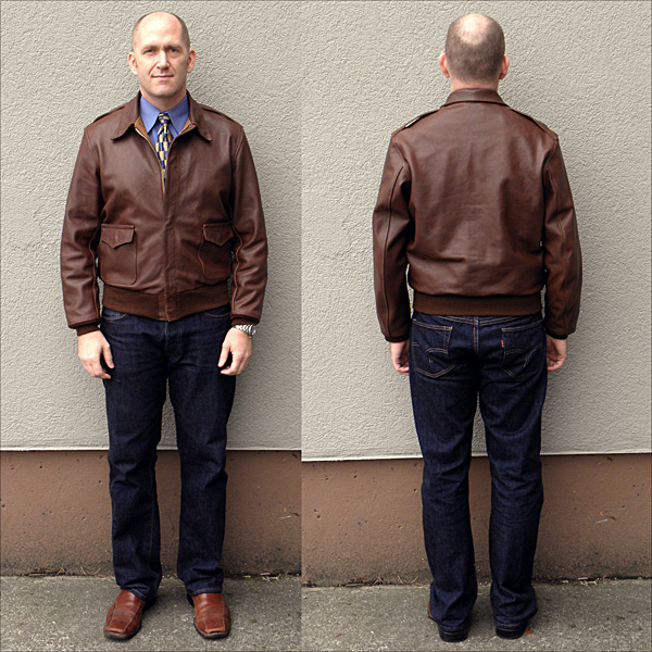 Good Wear Leather's David D. Doniger Type A-2 Full View