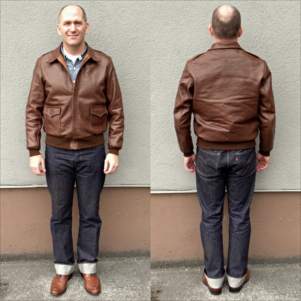 Good Wear Leather's David D. Doniger Type A-2 Full View