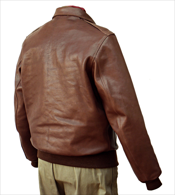 Good Wear Leather's David D. Doniger Type A-2 Reverse View