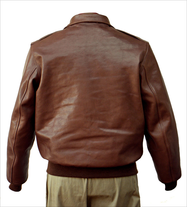 Good Wear Leather's David D. Doniger Type A-2 Reverse View