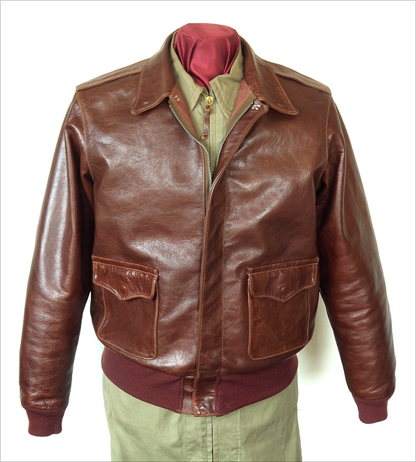 Good Wear Leather's J.A. Dubow Type A-2 Jacket Front View