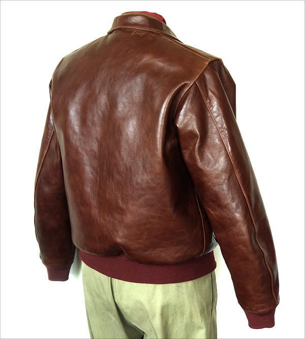 Good Wear Leather's J.A. Dubow Type A-2 Jacket Reverse View