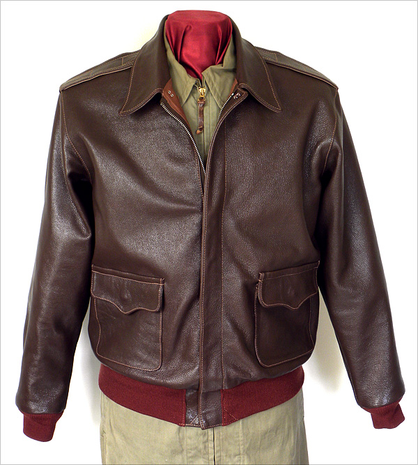 Good Wear Leather's J.A. Dubow Type A-2 Jacket Front View