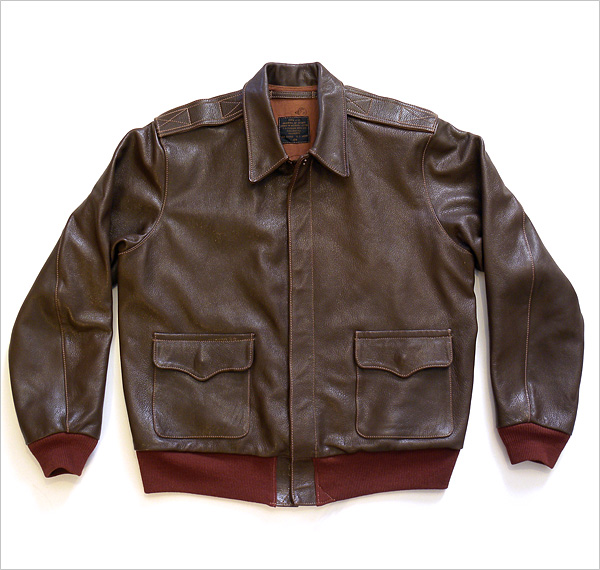 Good Wear Leather's J.A. Dubow Type A-2 Jacket Flat Front