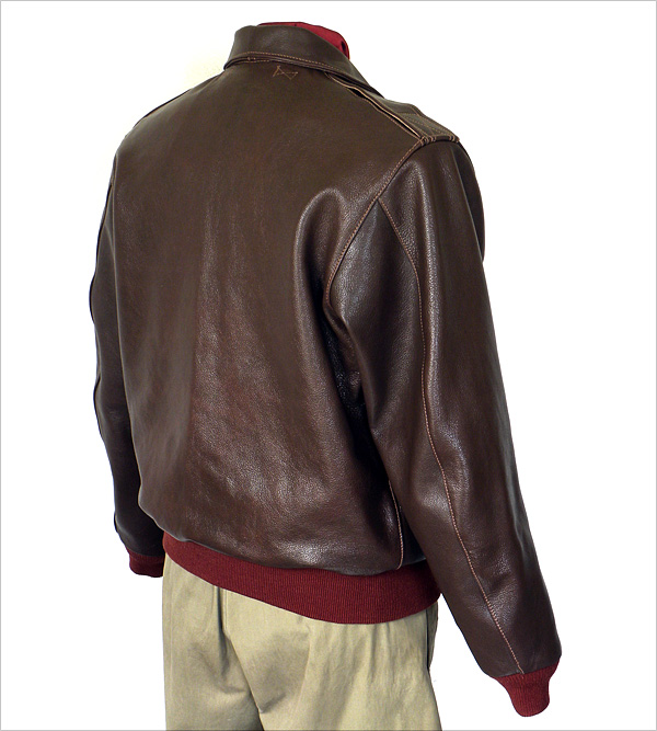 Good Wear Leather's J.A. Dubow Type A-2 Jacket Reverse View