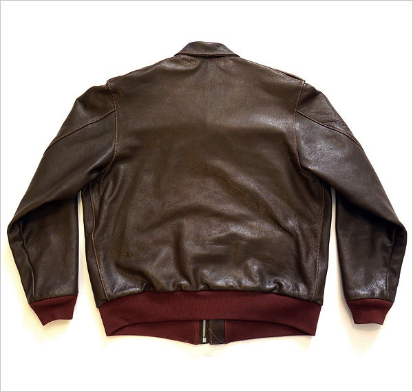 Good Wear Leather's J.A. Dubow Type A-2 Jacket Flat Reverse