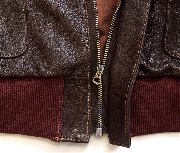 Good Wear Leather's J.A. Dubow Type A-2 Jacket Zipper