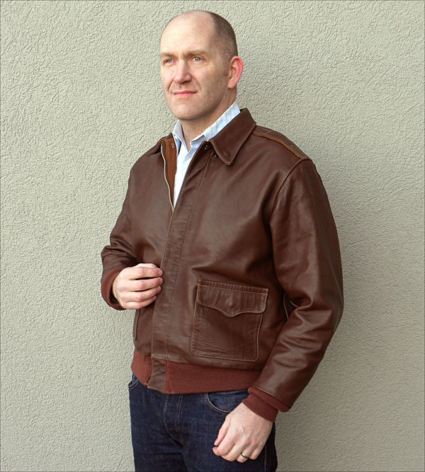 Good Wear Leather's J.A. Dubow Type A-2 Flight Jacket