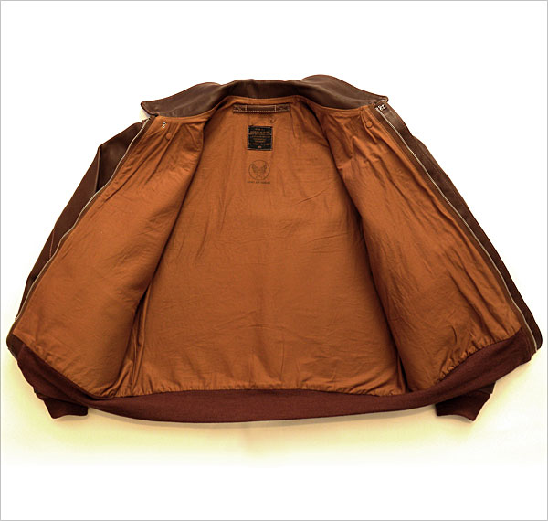 Good Wear Leather's J.A. Dubow Type A-2 Flight Jacket Lining